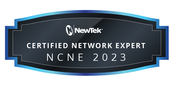 NewTek Certified Network Expert